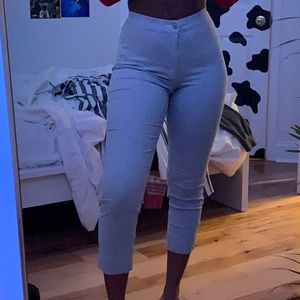 striped cropped brandy pants